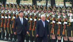 Le président chinois reçoit son homologue palestinien à Pékin