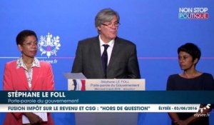 Stéphane Le Foll dément les propos de Gilles Carrez... et enterre une promesse de campagne de François Hollande