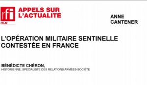 L'opération militaire Sentinelle contestée en France