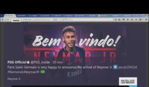 PSG : Neymar signe pour 5 ans
