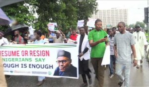 "Revenez ou démissionnez" demandent les Nigérians à Buhari