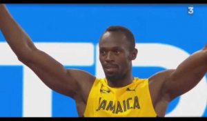 Usain Bolt ovationné comme un roi aux mondiaux d'athlétisme de Londres (Vidéo)