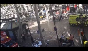 Barcelone : une camionnette fonce dans la foule, plusieurs blessés (vidéo)