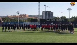 Attentat de Barcelone : Le FC Barcelone observe une minute de silence en hommage aux victimes (vidéo) 