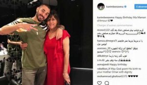 Karim Benzema : Son message plein d'amour à sa mère pour son anniversaire (Photo)