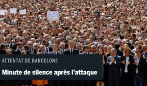 Minute de silence et applaudissements à Barcelone en hommage aux victimes de l'attentat