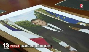 Macron : le portrait trop grande pour les cadres des mairies - ZAPPING ACTU DU 20/07/2017