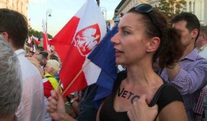 Pologne: manifestation contre la réforme de la Cour Suprême