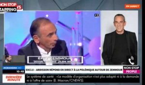 Morandini Live : Thierry Ardisson réagit au clash Hapsatou Sy/Eric Zemmour (vidéo)