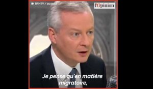 Aquarius : Pour Bruno Le Maire, il faut être «ferme et clair en matière migratoire»