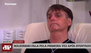 Brésil: 1ère interview télévisée de Bolsonaro depuis son attaque