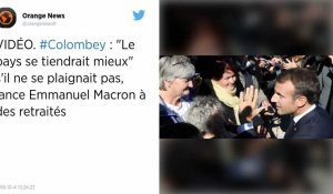 « Le pays se tiendrait autrement » si on cessait de se plaindre, répond Macron à des retraités.