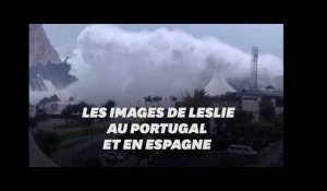 L'ouragan Leslie s'est abattue sur le Portugal et l'Espagne