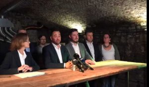 Conférence de presse de Maxime Prévot après sa victoire à Namur