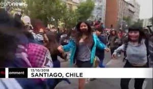 Des zombies dans les rues de Santiago