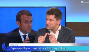 Dépenses publiques : quand Macron fait pire qu'Hollande...