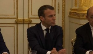 Macron appelle à répondre "aux colères, aux blessures"
