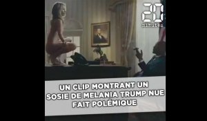 Une vidéo avec un faux strip-tease de Melania Trump indigne