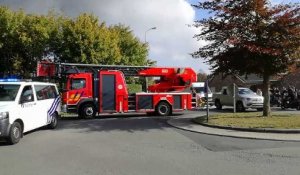 Violent incendie au sein de l'entreprise "Dely Wafels", à Mouscron