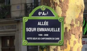 Dix ans après sa mort, une "Allée Soeur Emmanuelle" à Paris