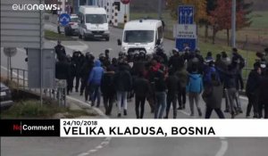 Bosnie : échauffourées entre migrants et police