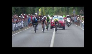 Route d'Or du Poitou à Civray 2018 : L'arrivée pour la deuxième place