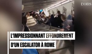 Des supporters russes piégés dans l'effondrement d'un escalator à Rome