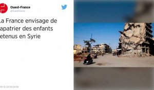 La France envisage de rapatrier des enfants retenus en Syrie