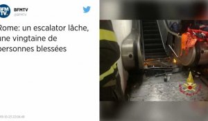 Rome : un spectaculaire accident d'escalator fait 20 blessés