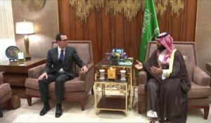 Le prince héritier saoudien reçoit le ministre US au Trésor