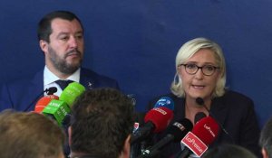 Salvini et Le Pen s'en prennent au "bunker de Bruxelles"