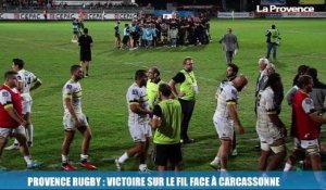 Provence Rugby : victoire sur le fil face à Carcassonne
