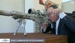 Vladimir Poutine fait de la pub pour Kalachnikov - ZAPPING ACTU DU 21/09/2018