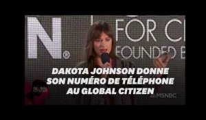 Dakota Johnson de "50 nuances de Grey" révèle son numéro de téléphone pour une raison bien précise