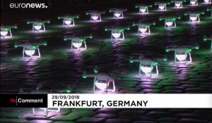 Des drones pour fêter le "nouveau" centre historique de Francfort