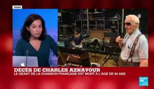 Décès de Charles Aznavour : "un monument de la chanson internationale"