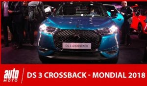 Mondial de l'auto 2018 - la DS 3 Crossback se dévoile à Paris