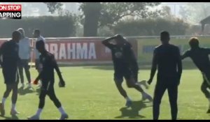 Neymar met un double petit pont à Filipe Luis à l'entraînement (vidéo)