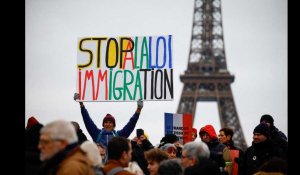 VIDÉO. Les images des manifestations contre la loi immigration partout en France