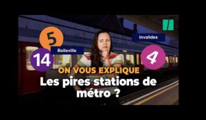 Les trois stations de métro les plus touchées par la pollution