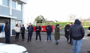 Quimper : Les taxis manifestent devant la CPAM