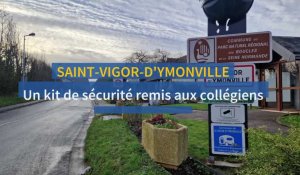 Saint-Vigor-d'Ymonville. Un kit de sécurité remis par la mairie aux collégiens et aux lycéens