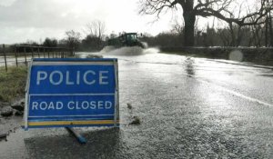 Inondations dans le Yorkshire du Nord après la tempête Isha