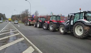 Ruitz : les agriculteurs se mettent en route pour bloquer le péage de Béthune