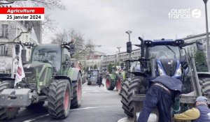 VIDEO. Agriculteurs en colère en Loire-Atlantique : concert de klaxon devant la préfecture de Nantes