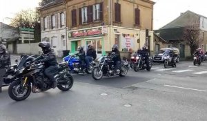 Des motards manifestent à Charleville-Mézières contre le contrôle technique des deux-roues