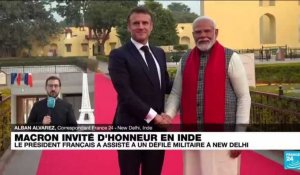 Emmanuel Macron en Inde : une visite d'Etat en pleine campagne