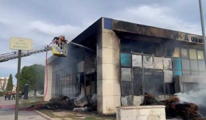 Colère des agriculteurs de l'Aude : le bâtiment de la Mutuelle Santé Agricole à Narbonne détruit par un incendie