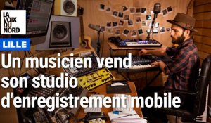 Un musicien lillois vend son studio d'enregistrement mobile