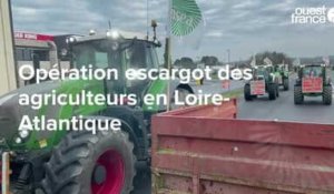 VIDEO. Au cœur d'un des nombreux convois des agriculteurs en Loire-Atlantique